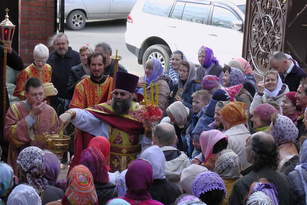 Крестный ход в Свято-Ильинском Храме г. Краснодара